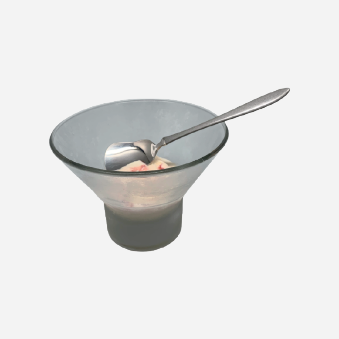 Limoa Teaspoon & Cake Fork 4-Piece Set (Silver)