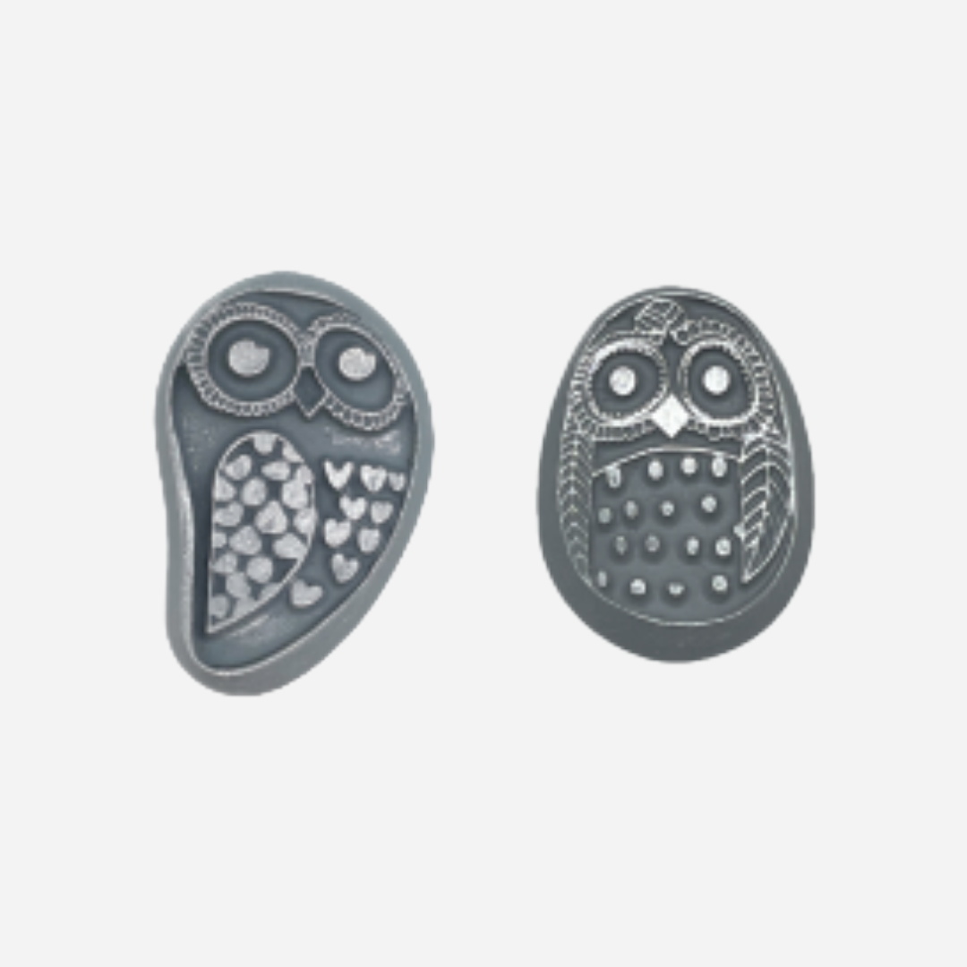 【Resat】ふくろうハシオキ　2Pセット　グレー