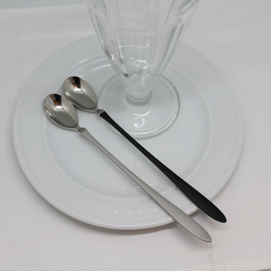 Limoa Teaspoon &amp; Cake Fork 4-Piece Set (Silver)